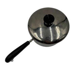 Vintage RevereWare 2qt Copper Bottom Sauce Pan w/Lid